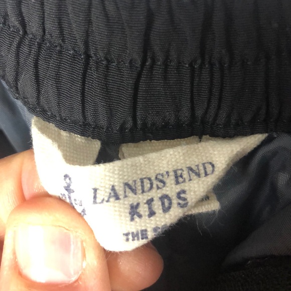 Lands End Black Snow Pants Sz 5 Unisex - Picture 6 of 7